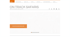 Desktop Screenshot of ontracksafaris.com